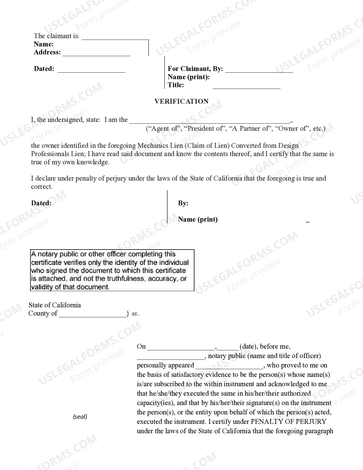 Preview Mechanic Liens