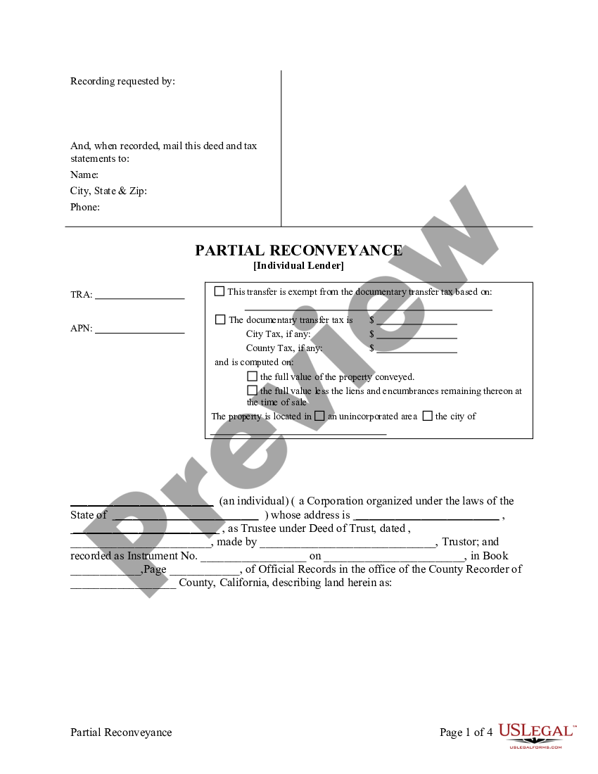 california-partial-release-of-property-from-deed-of-trust-for