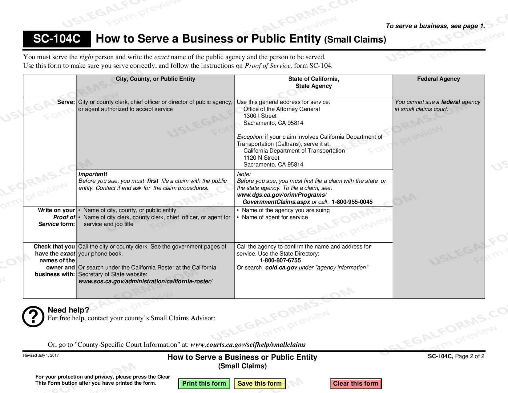 Preview How to Serve a Business