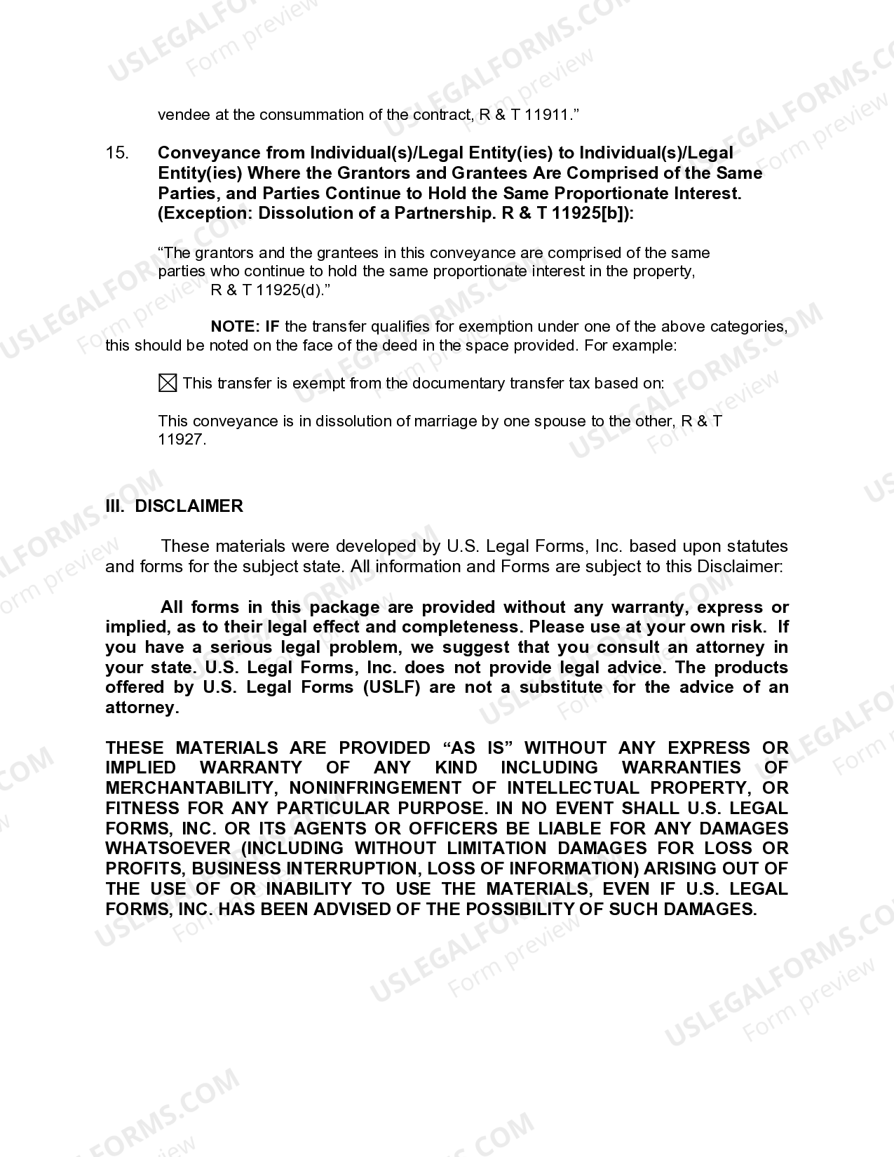 California Warranty Deed to Separate Property of one Spouse to both as  Joint Tenants or as Community Property with Right of Survivorship