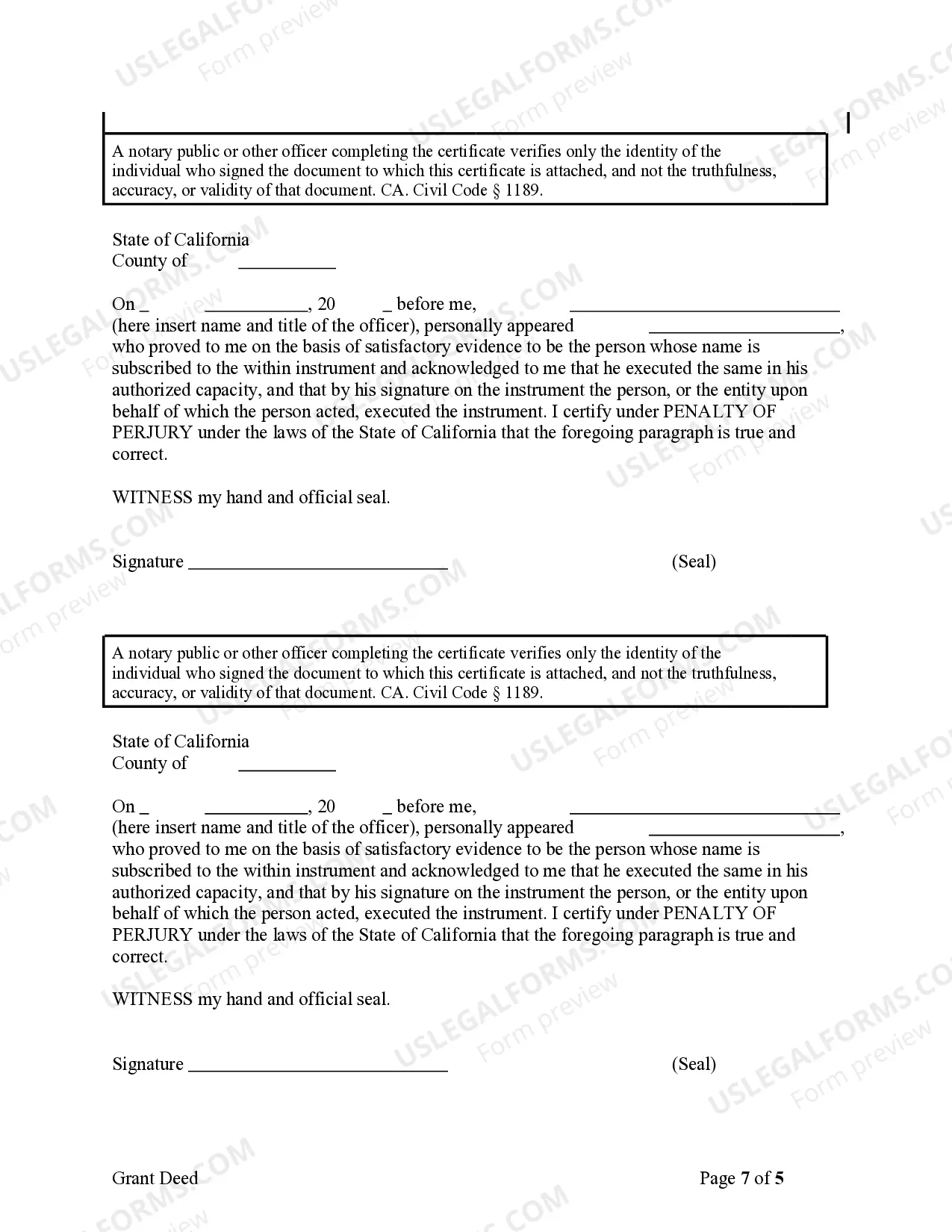Preview Warranty Deed from Individual, Limited Partnership or LLC is the Grantor or Grantee