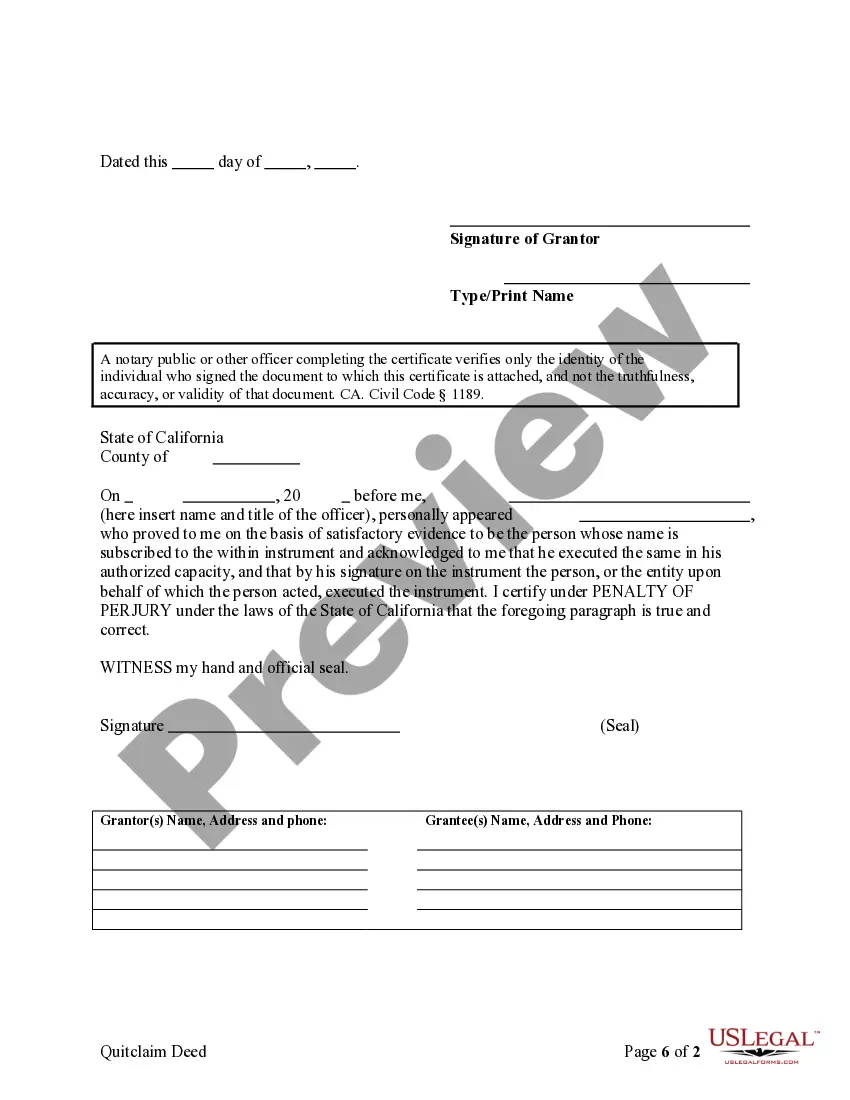 Get Quitclaim Deed from one Individual to Three Individuals as Joint Tenants Preview Quitclaim Deed from one Individual to Three Individuals as Joint Tenants