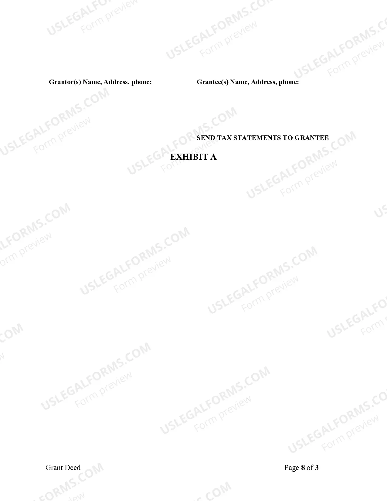 Preview Grant Deed - Two Individuals to Three Individuals as Joint Tenants