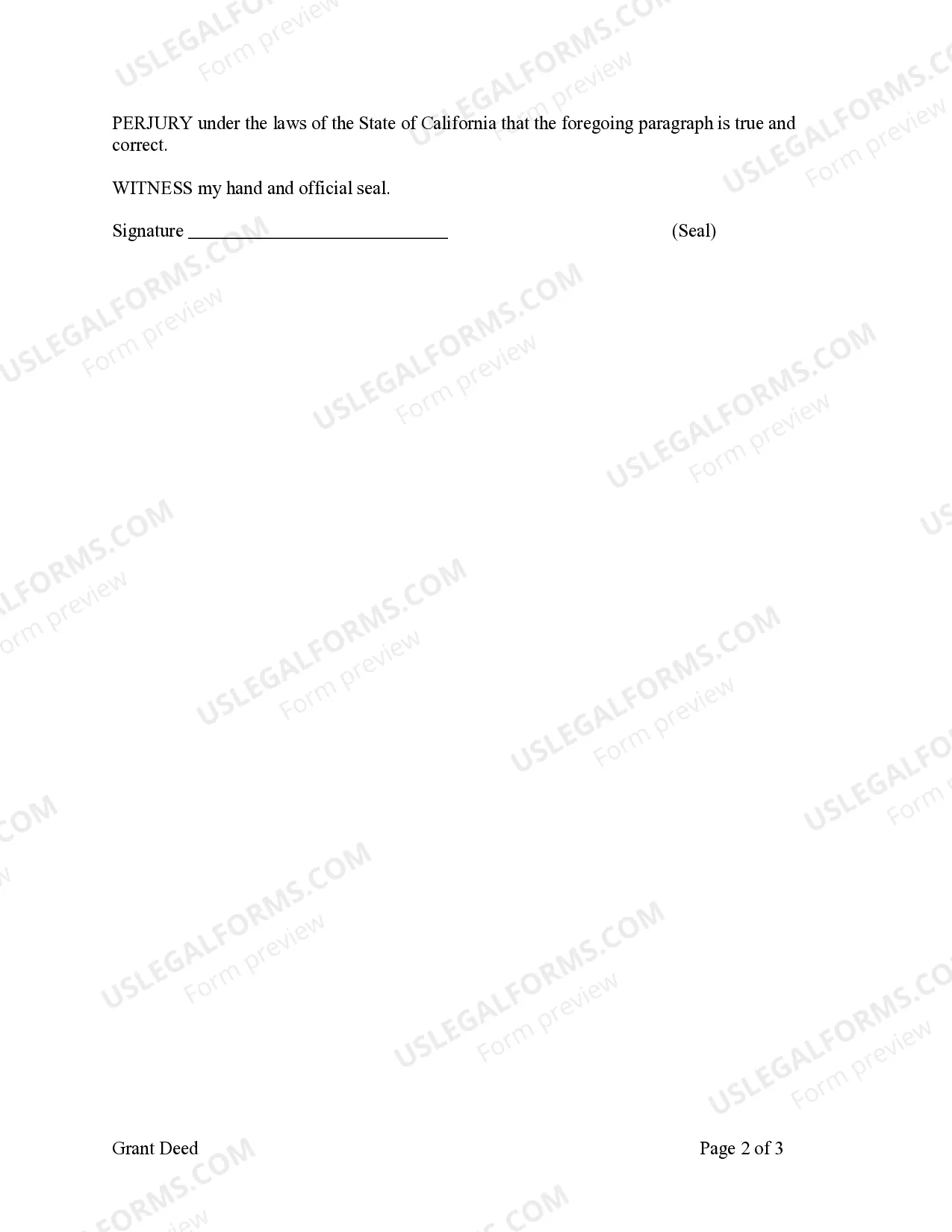 Preview Grant Deed - Two Individuals to a Trust