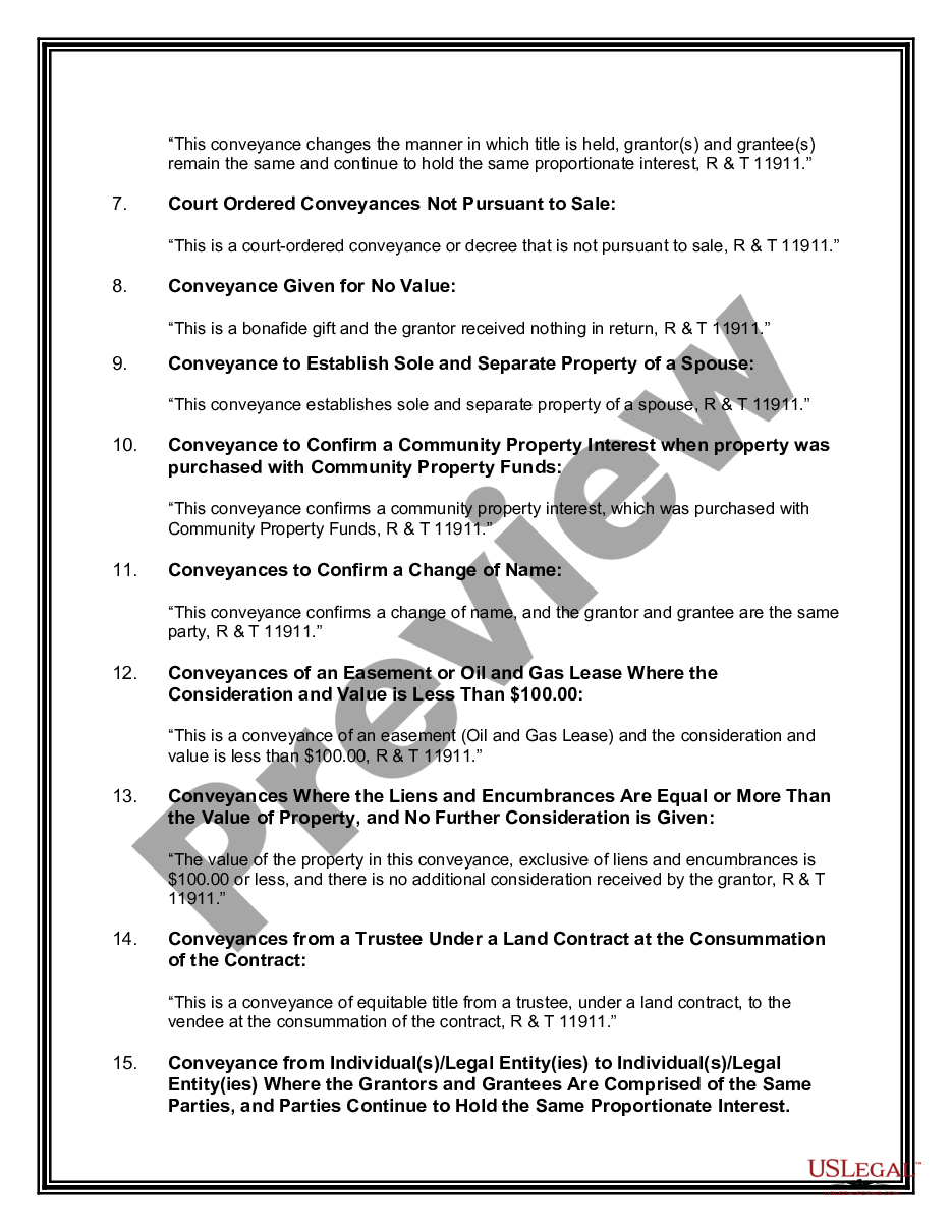 page 2 Grant Deed - One Individual to Five Individuals as Joint Tenants preview