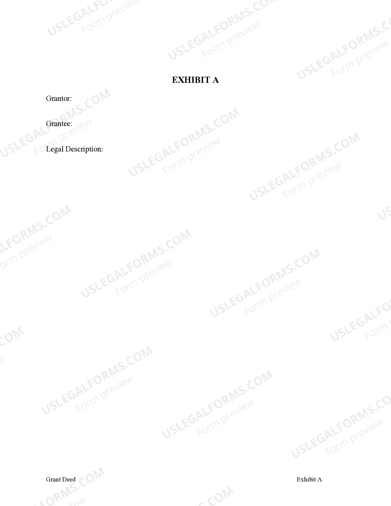 Preview Grant Deed - Living Trust to Living Trust