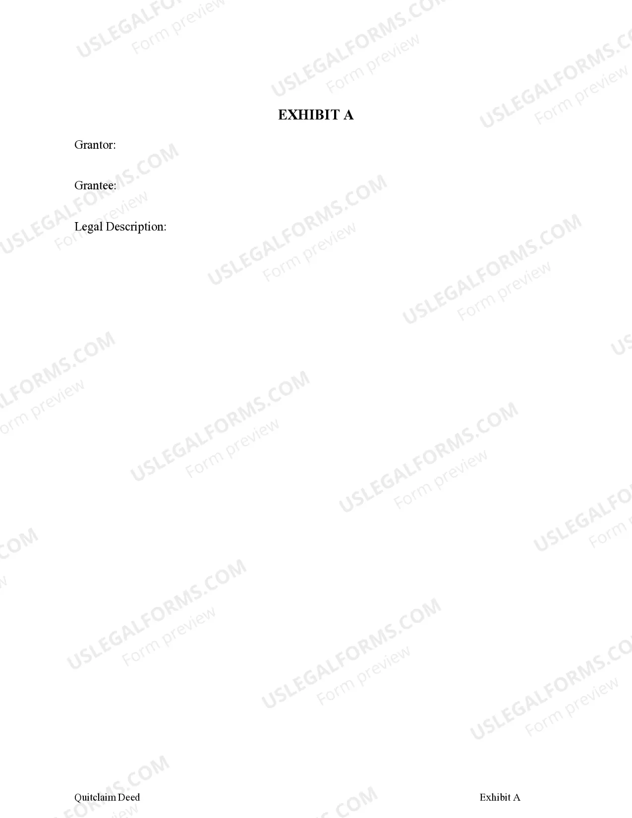 Preview Quitclaim Deed from one Individual to Two Individuals as Joint Tenants