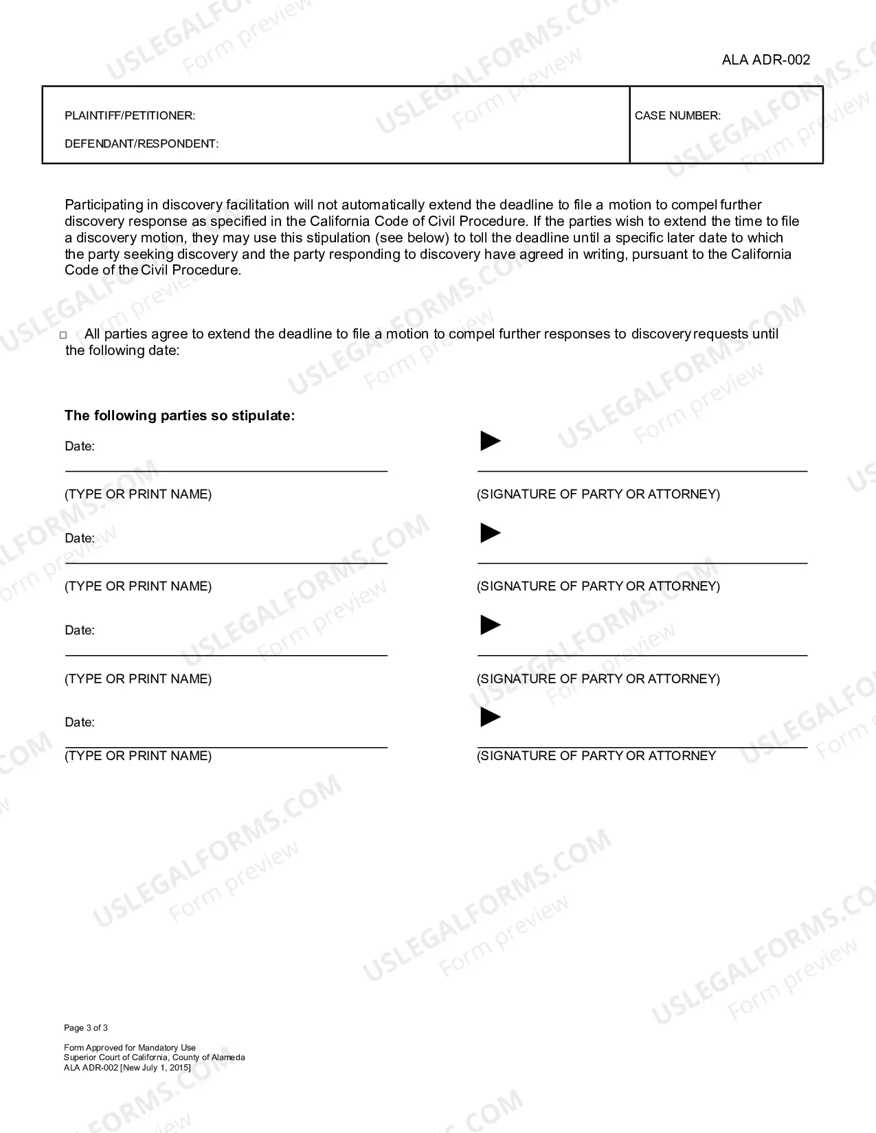 Preview Stipulation To Participate In Discovery Facilitation