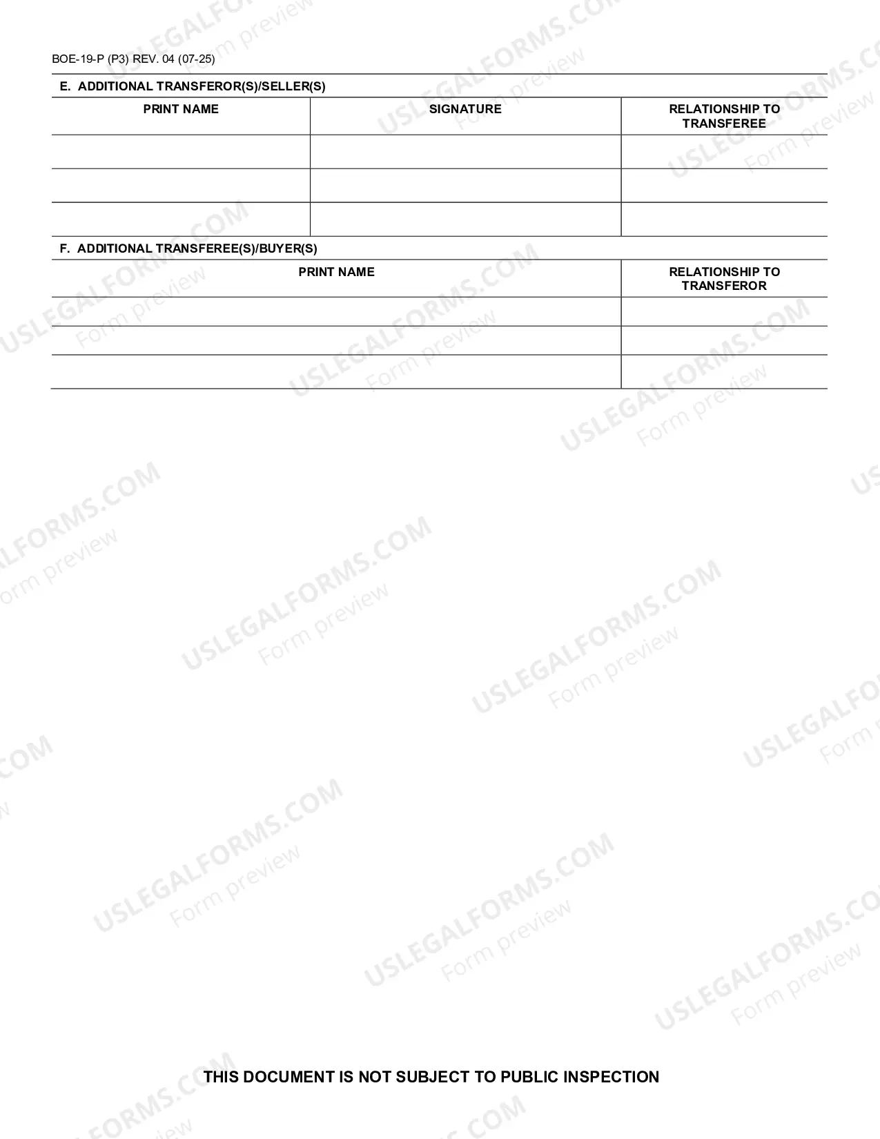 Preview Claim For Reassessment Exclusion For Transfer Between Parent And Child (Napa County)
