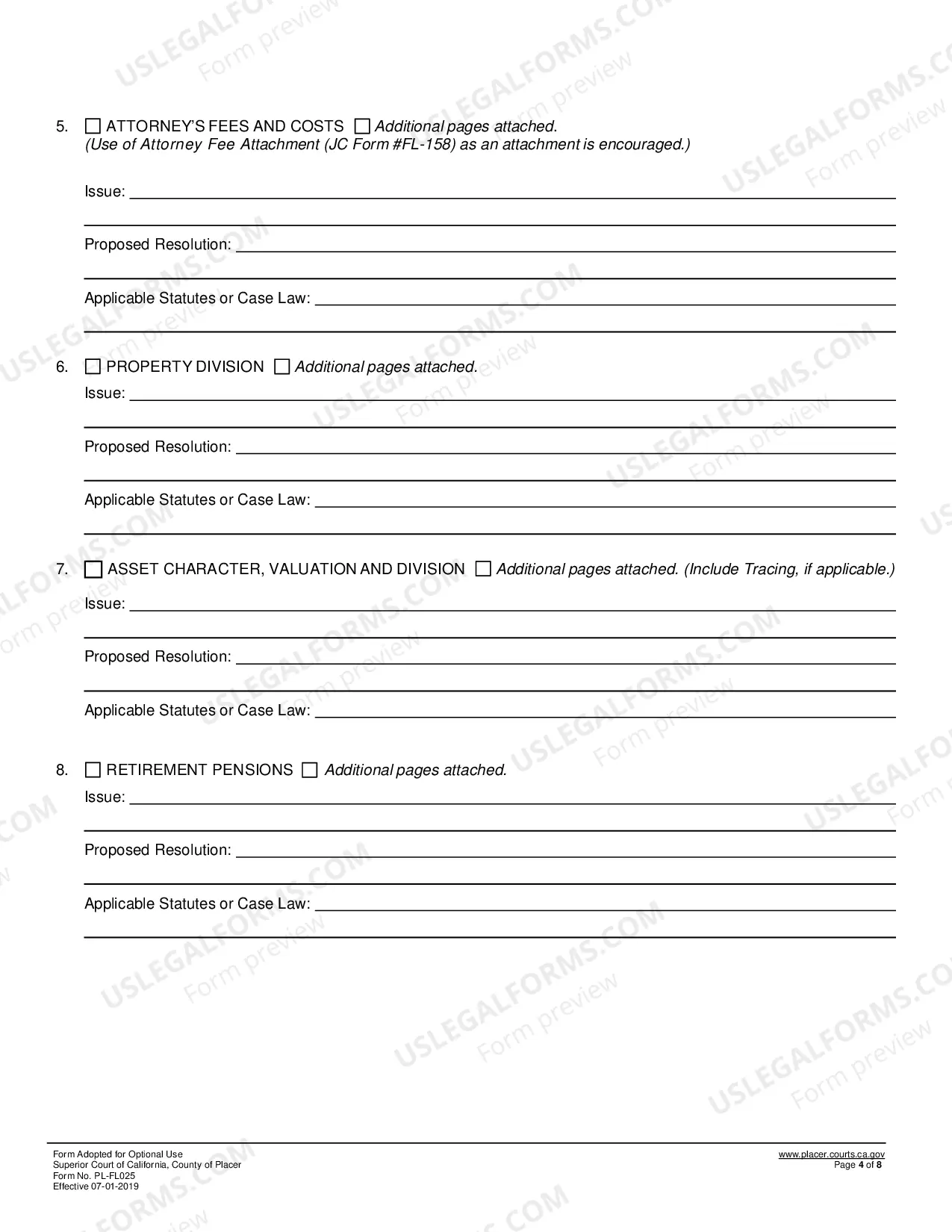 Preview Statement Of Issues And Contentions