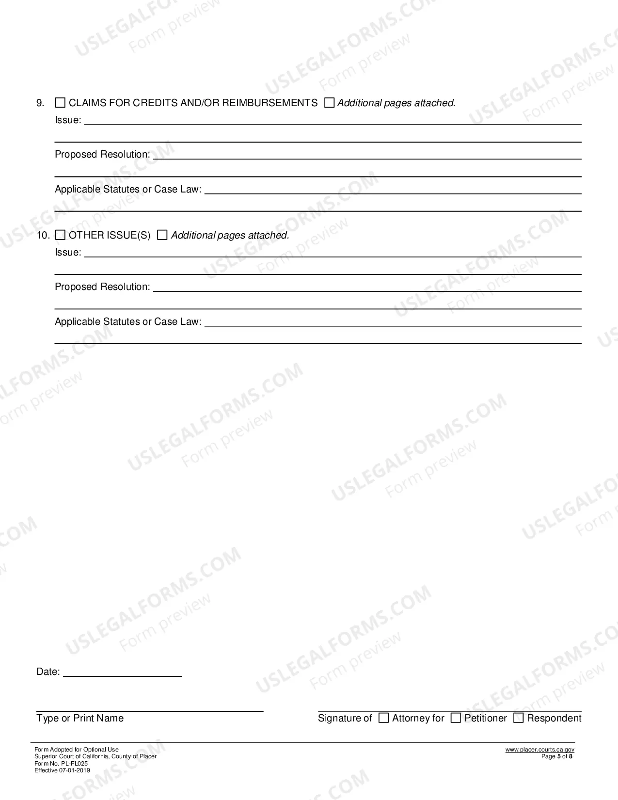 Preview Statement Of Issues And Contentions