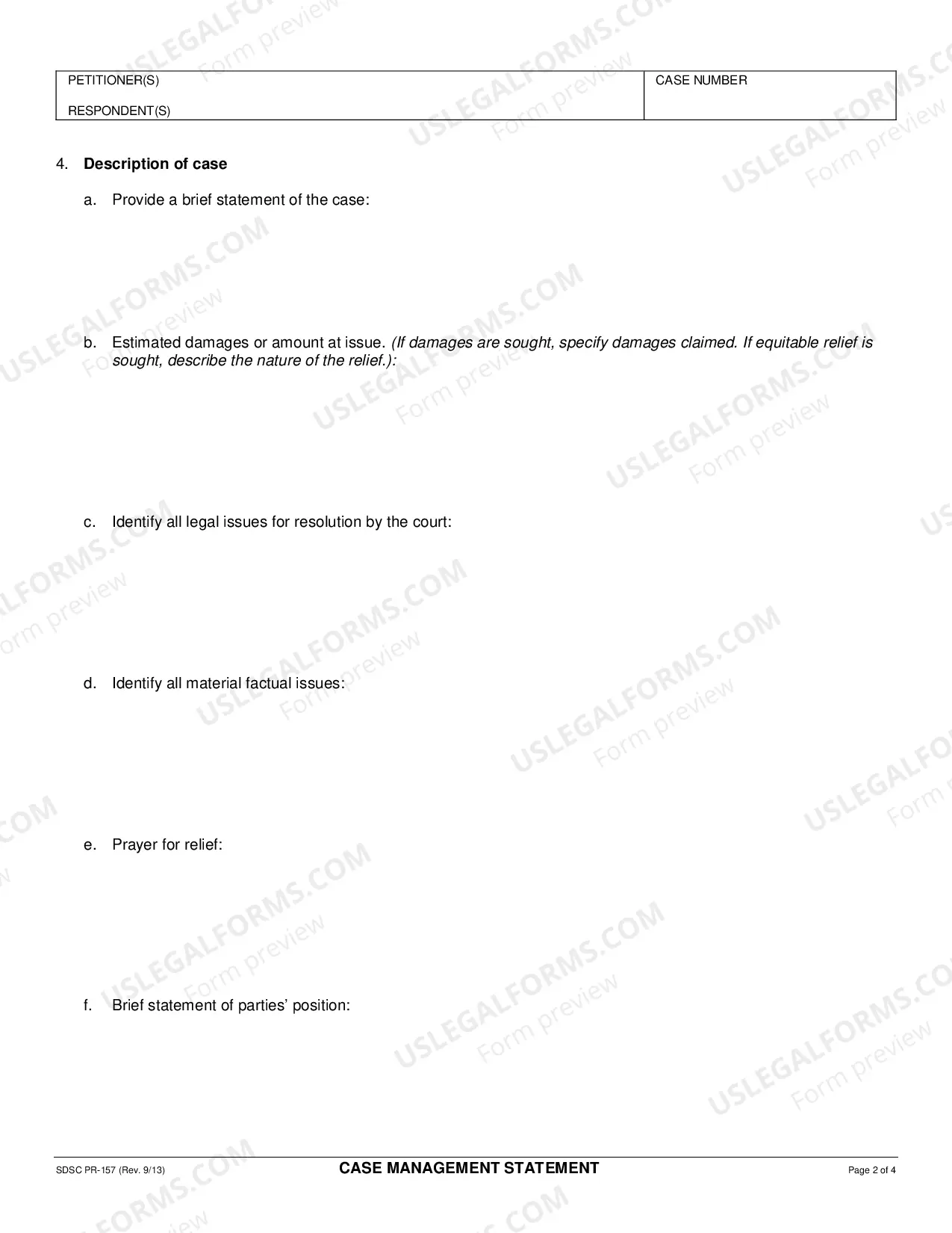 Preview Joint Case Management Statement And Order