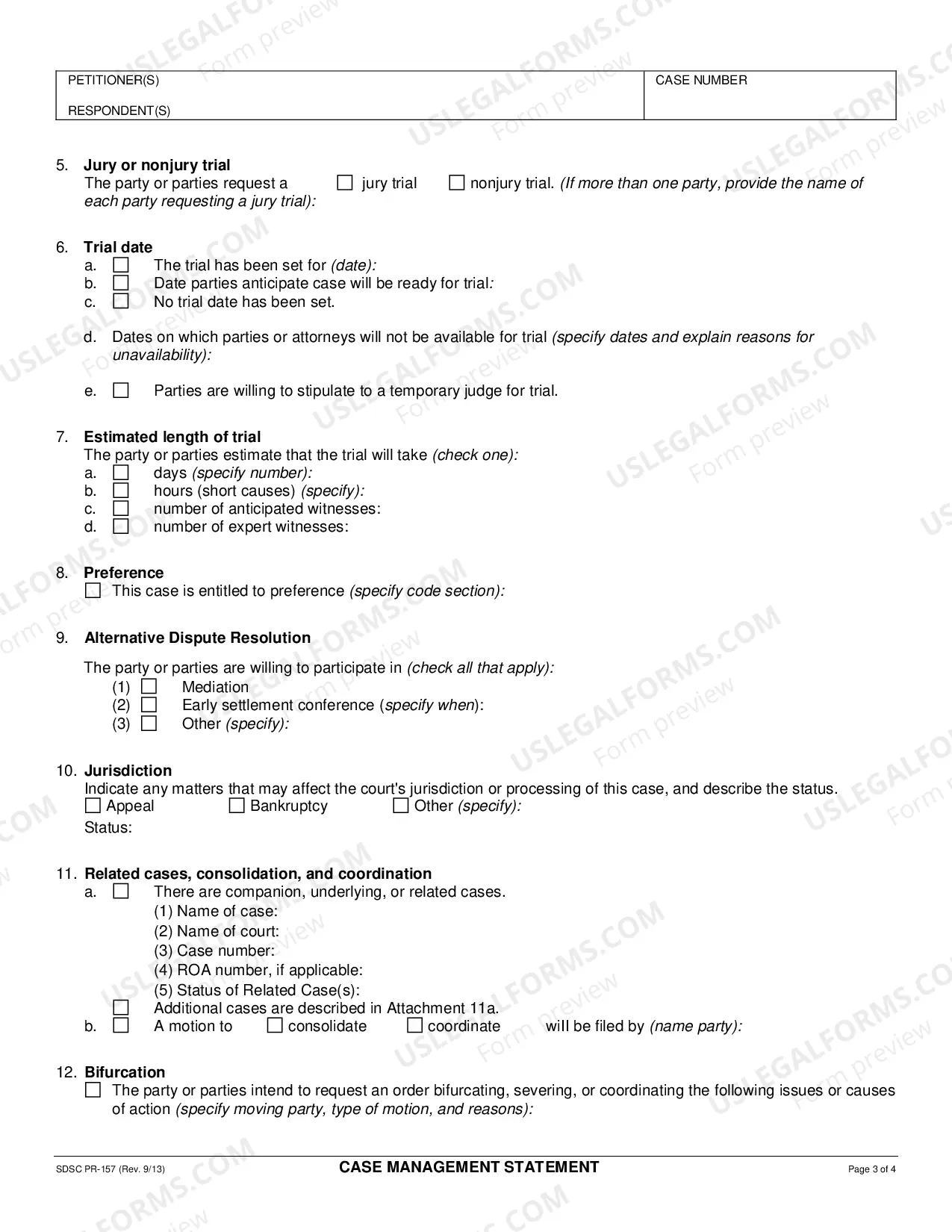 Preview Joint Case Management Statement And Order