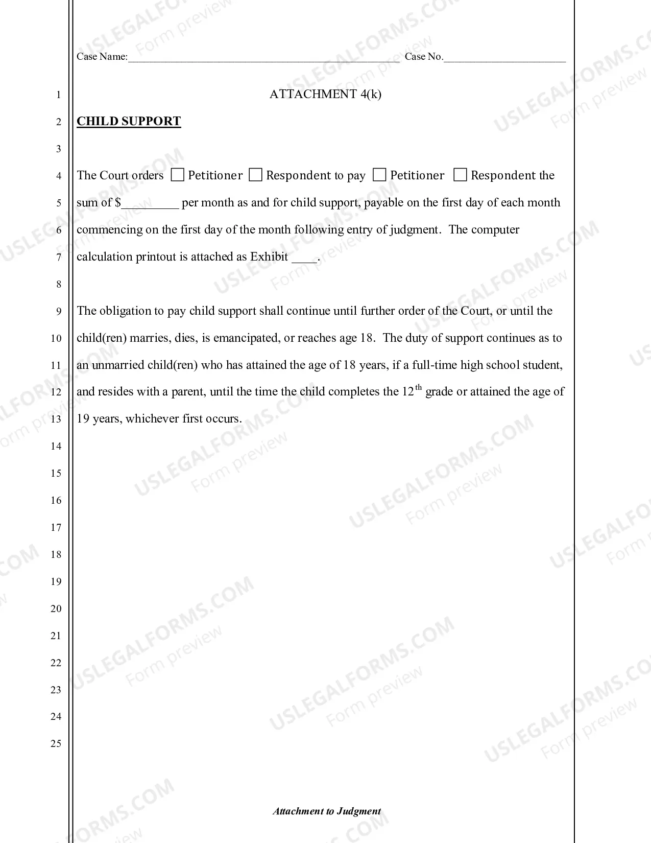 Preview Attachment To Judgments