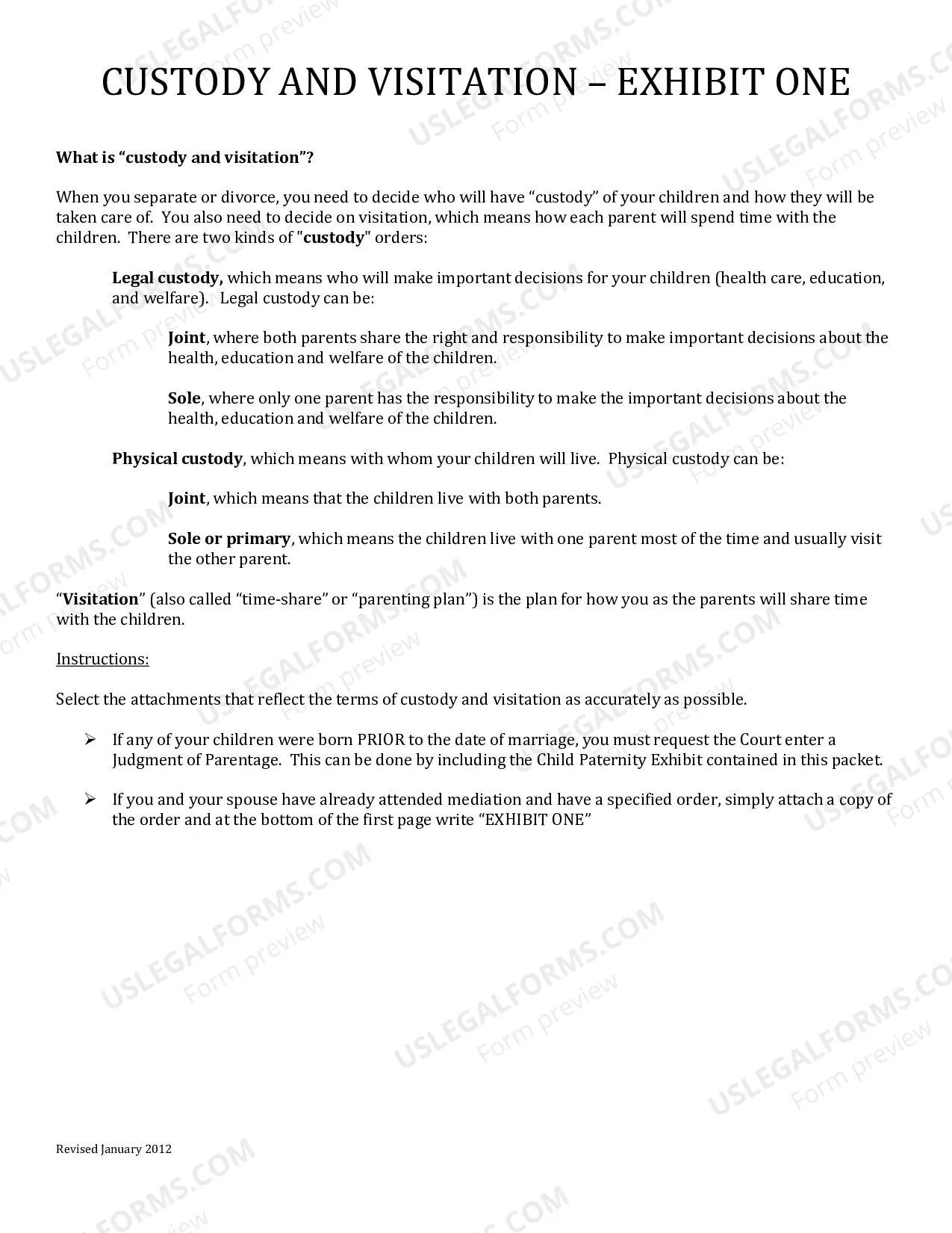 Preview Marital Settlement Agreement (Judgment Attachment)