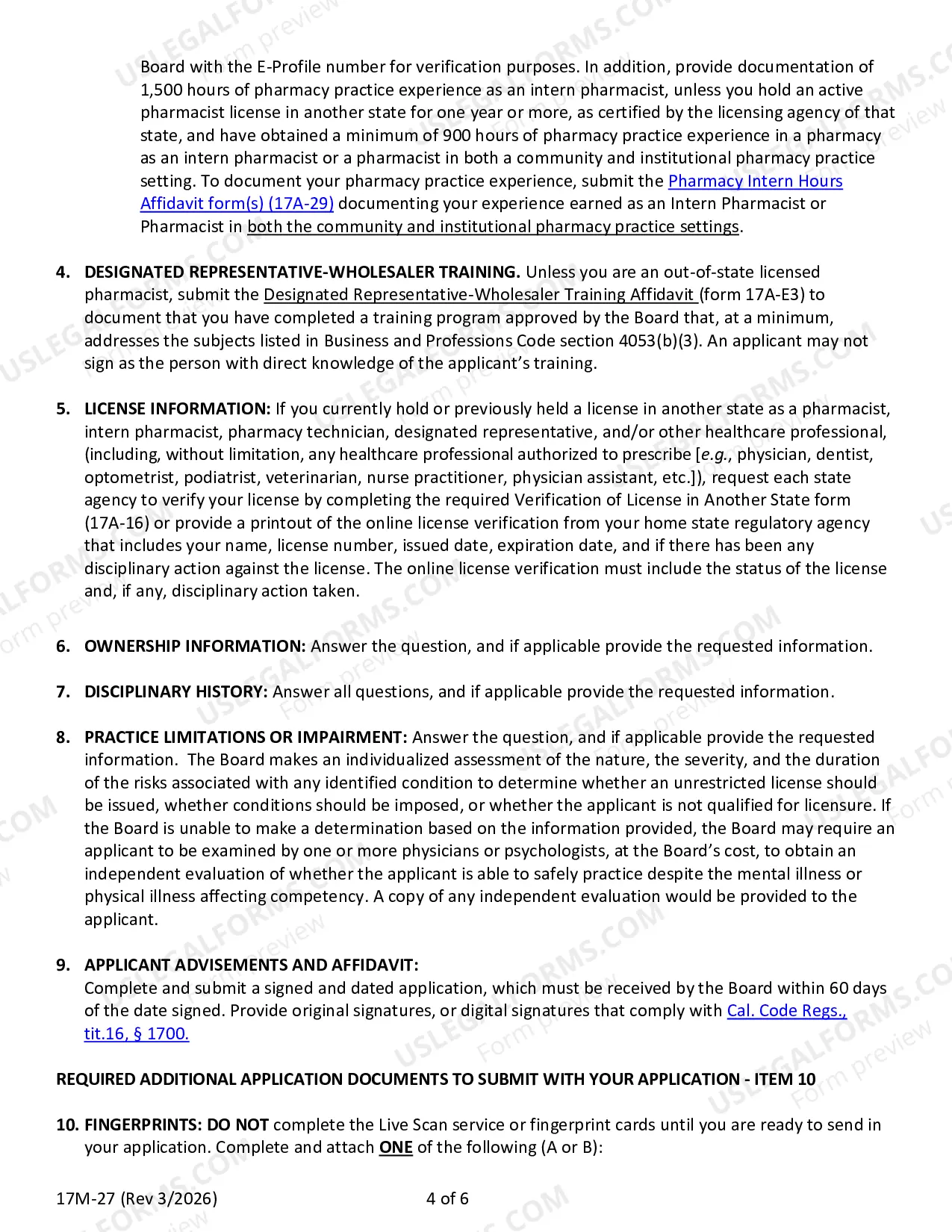Preview Designated Representative Requirements And Application (Instructions)