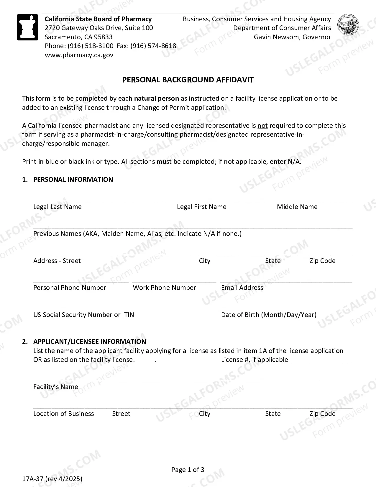 Preview Change Of Permit For Wholesaler