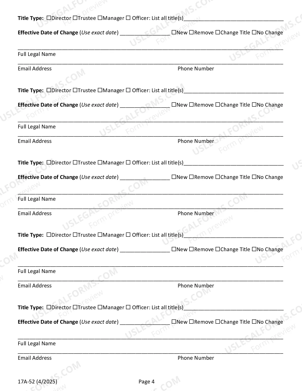 Preview Change Of Permit For Wholesaler