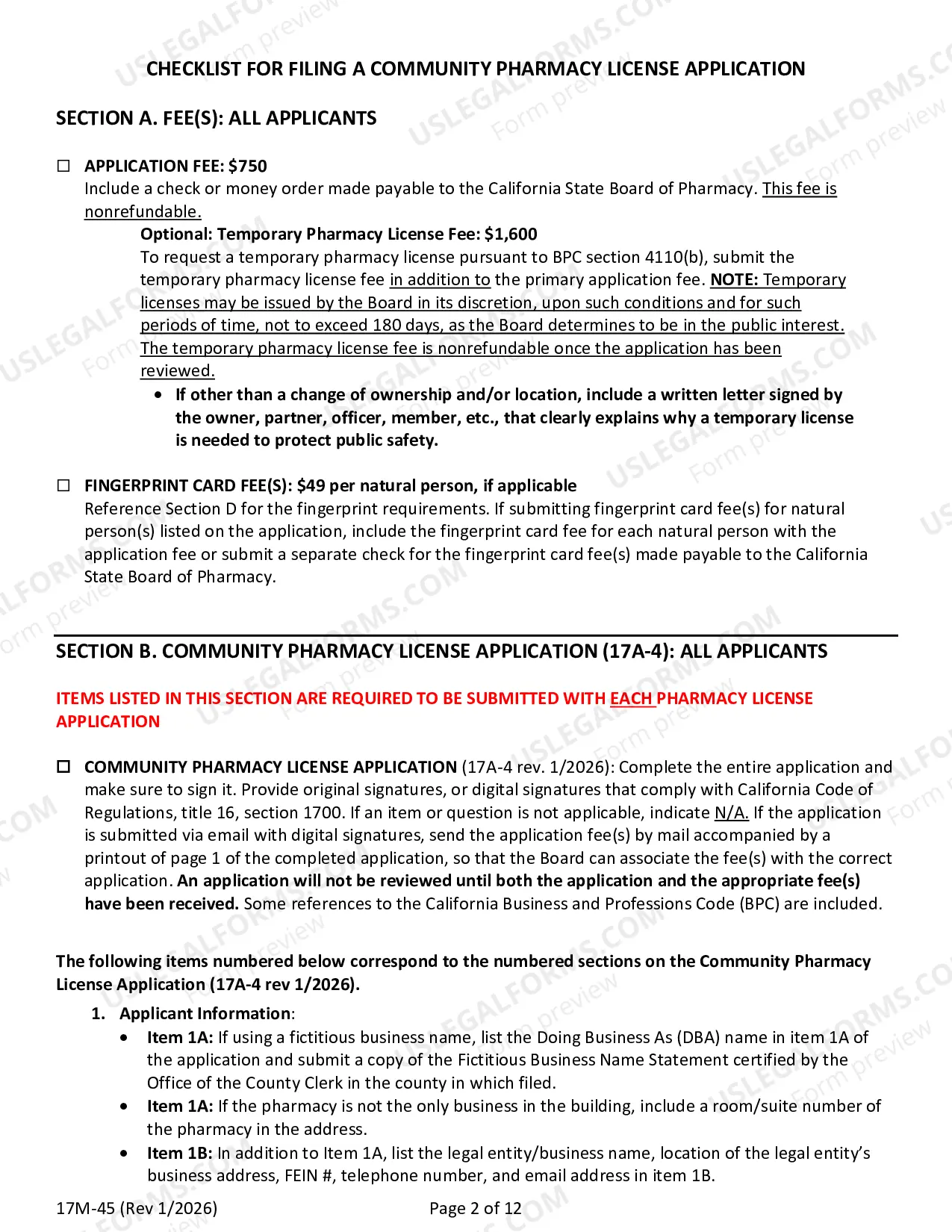 Preview Nonresident Wholesaler License Application Packet