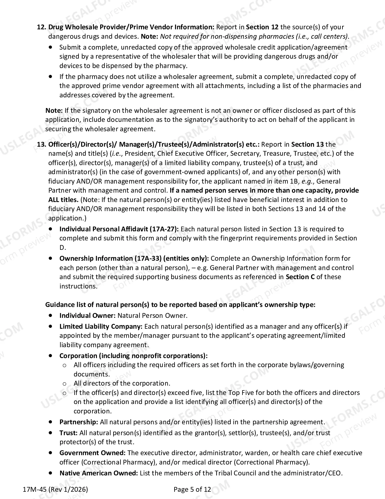 Preview Nonresident Wholesaler License Application Packet