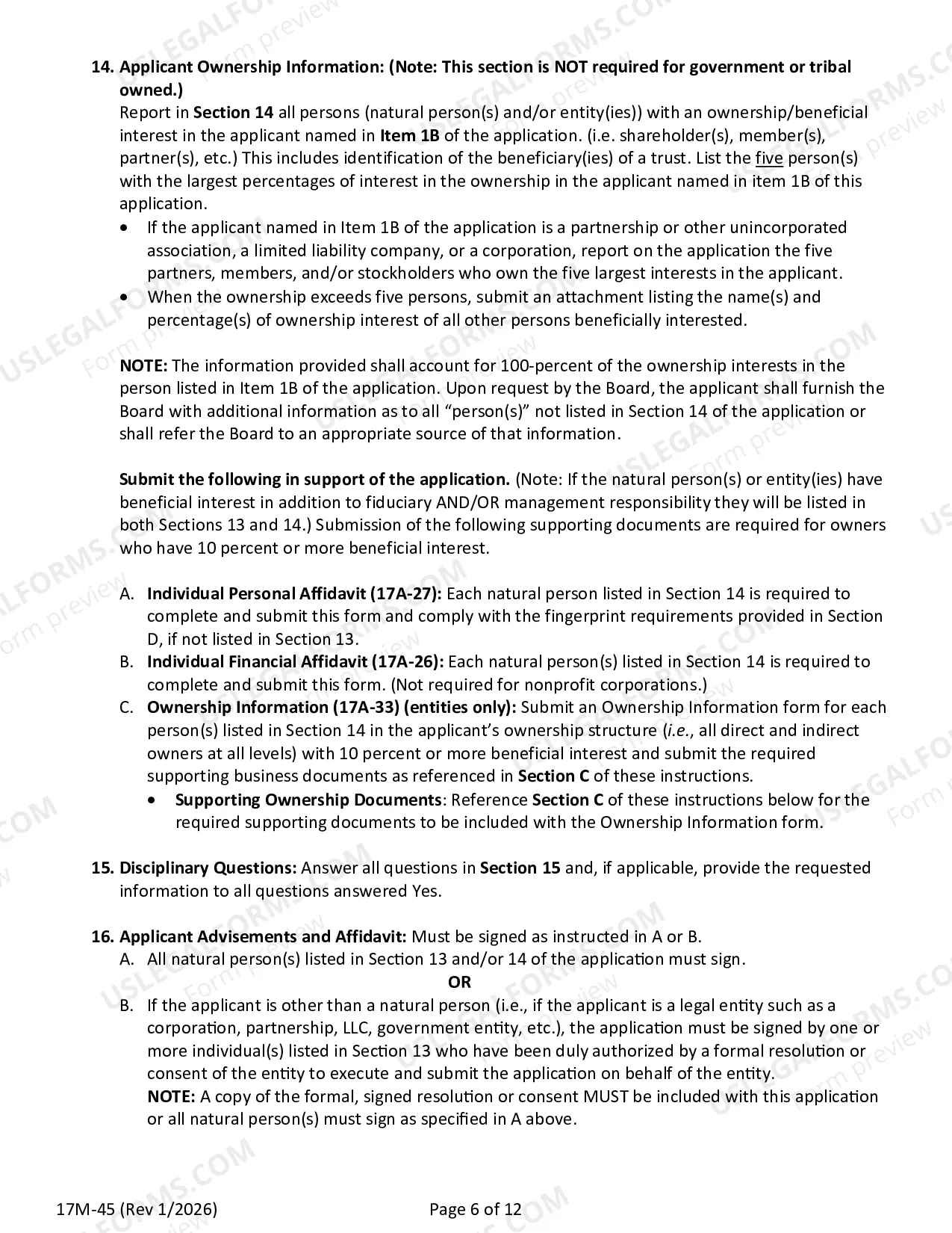 Preview Nonresident Wholesaler License Application Packet