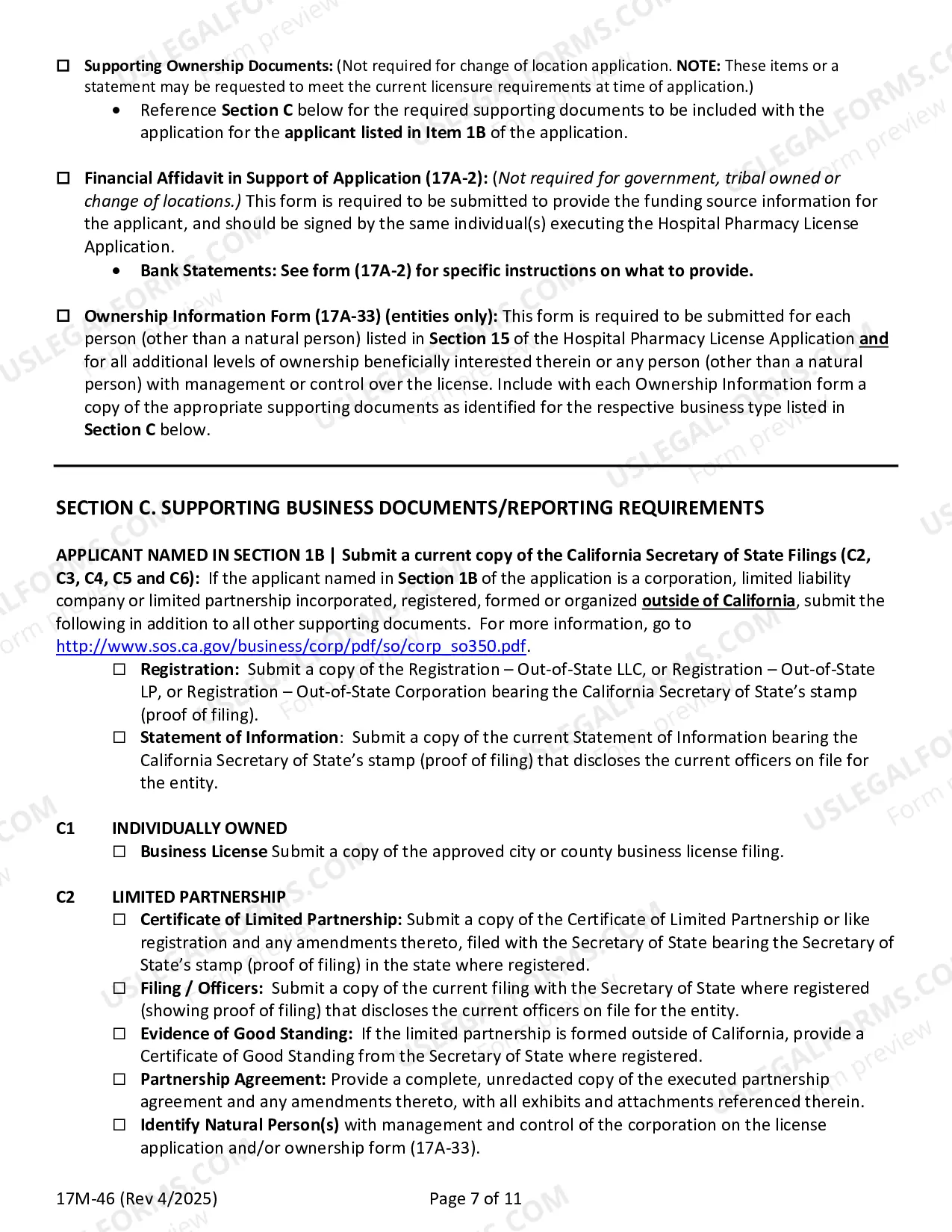 Preview Instructions For Filing A Hospital Application