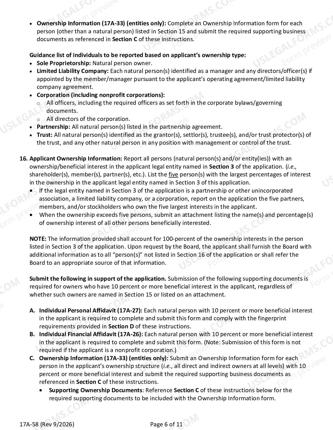 Preview Nonresident Pharmacy Permit Application