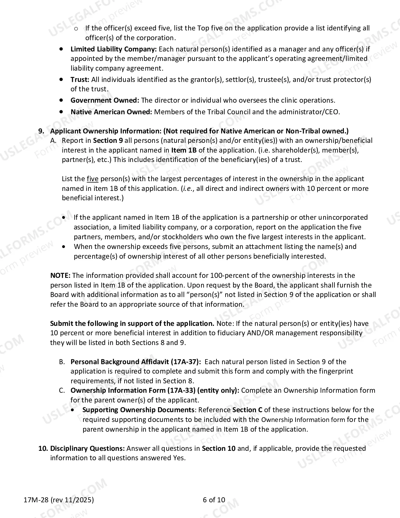 Preview Requirements For Filing A Clinic Permit Application