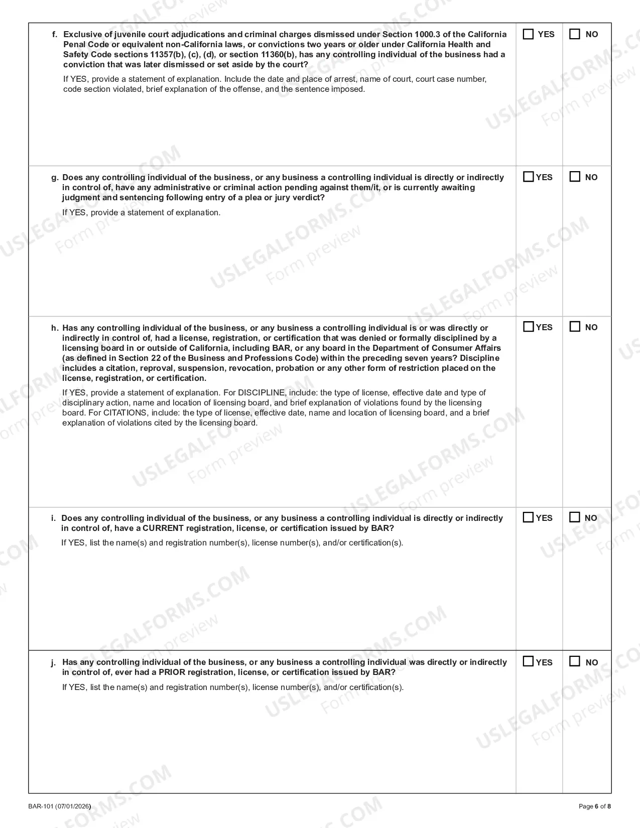 Preview Application For Automotive Repair Dealer Registration