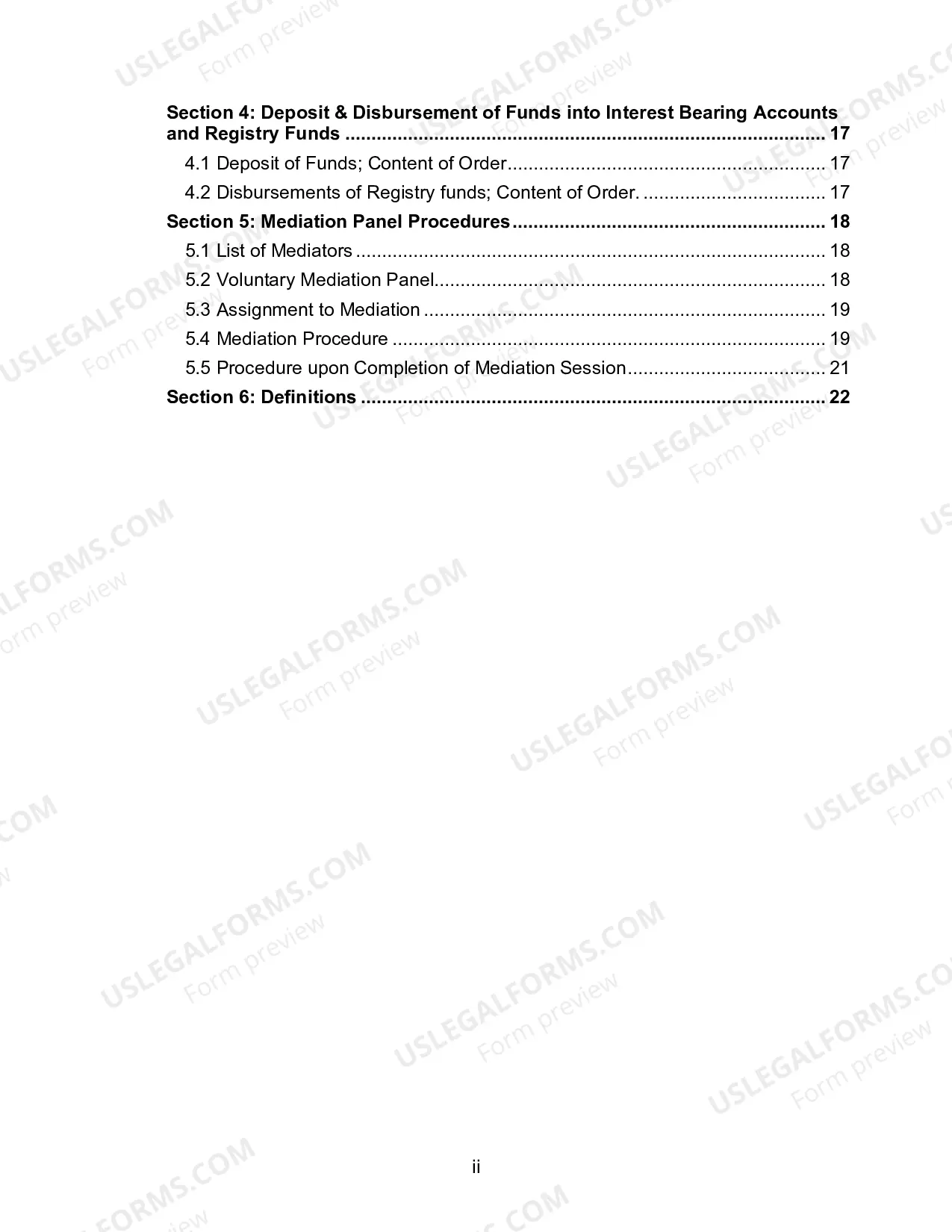Preview Administrative Procedures