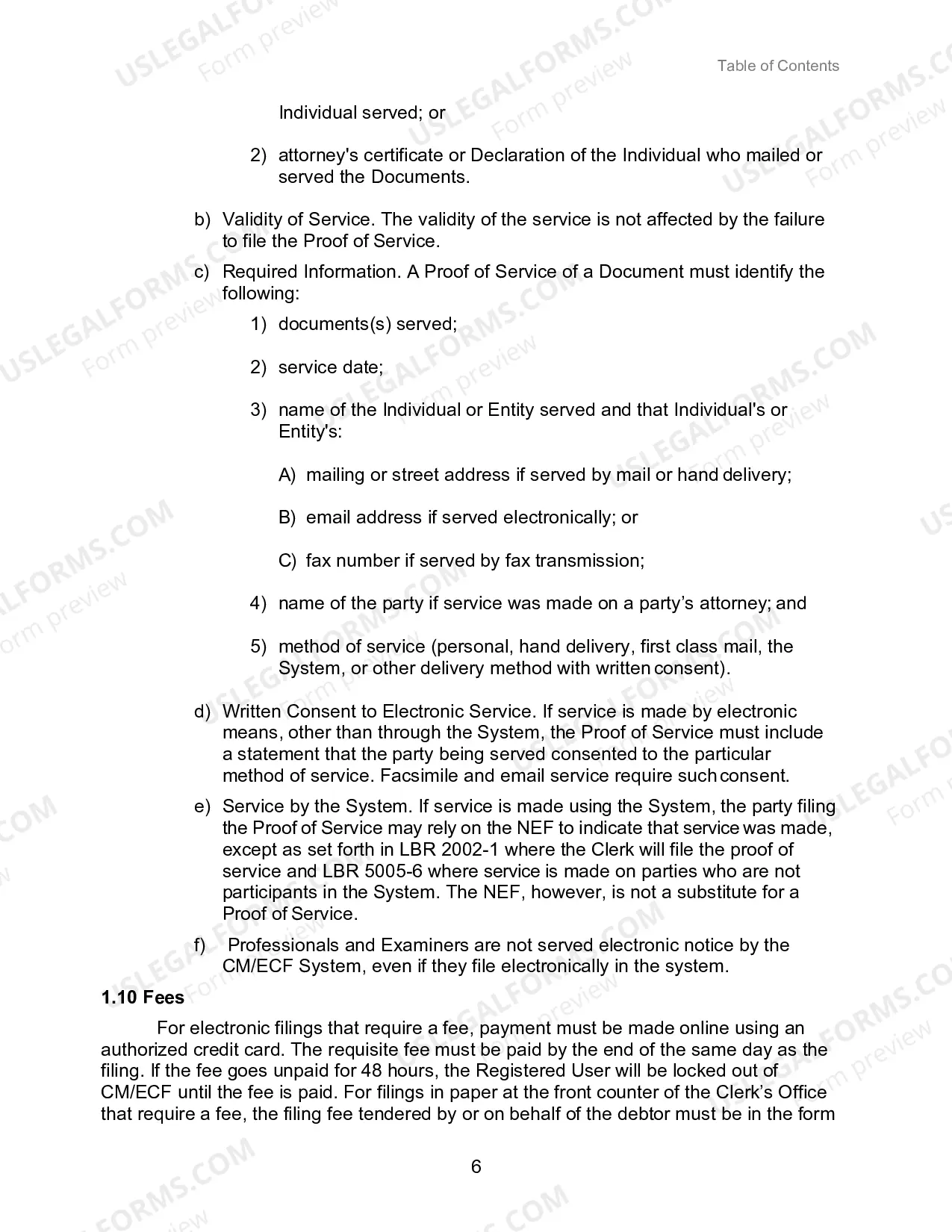 Preview Administrative Procedures