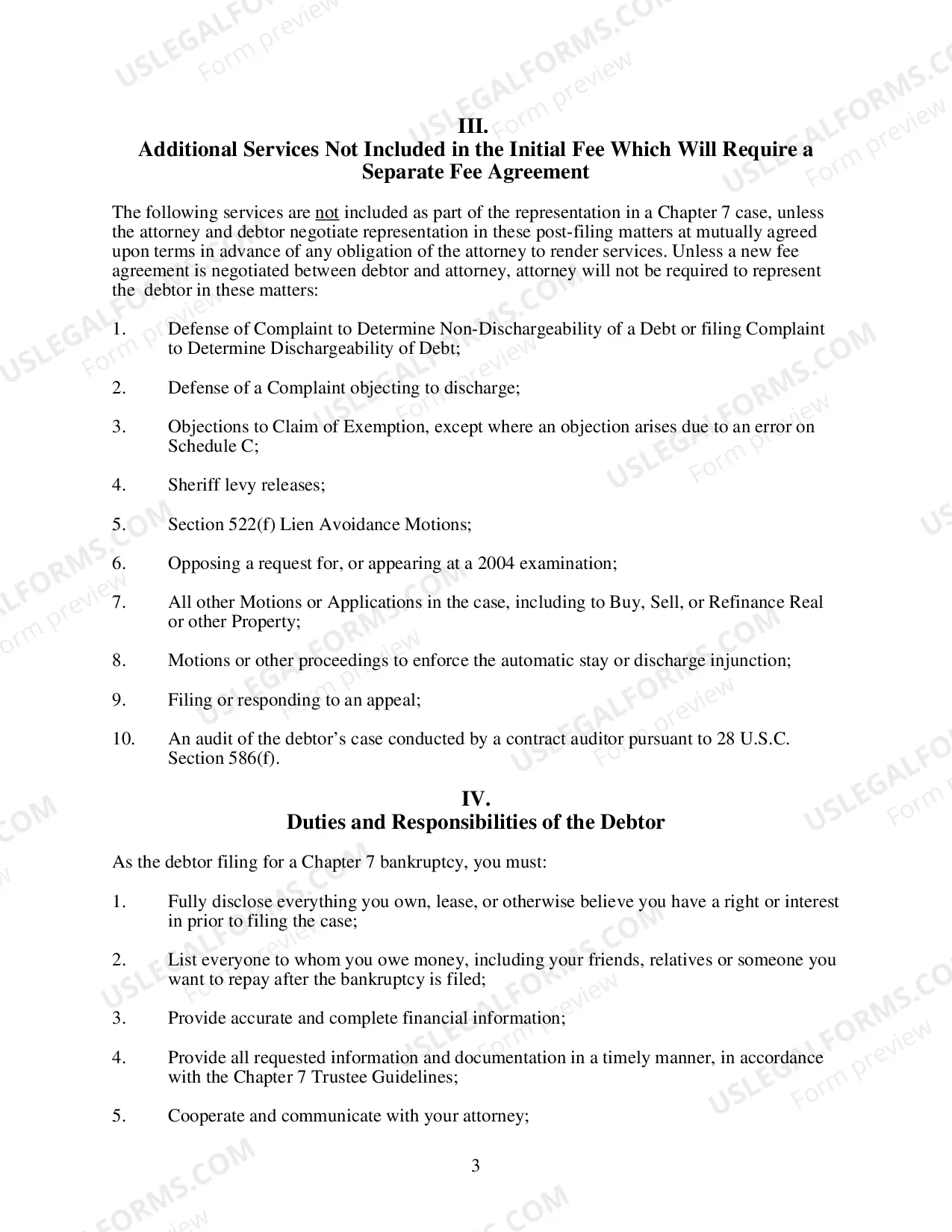 Preview Rights And Responsibilities Of Chapter 7 Debtors And Their Attorney