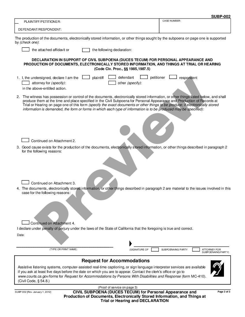 blumberg-new-york-subpoena-forms