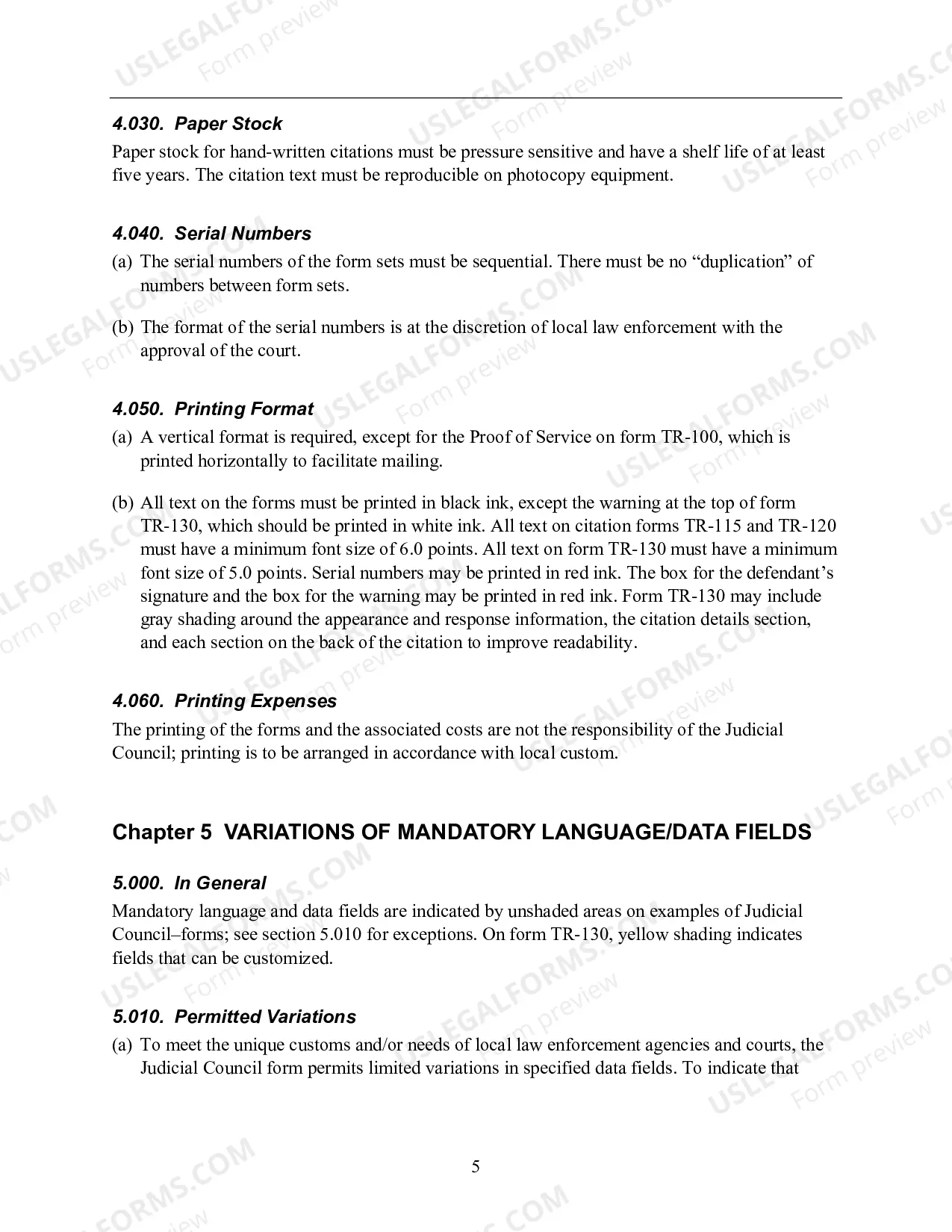 Preview Notice to Appear and Related Forms