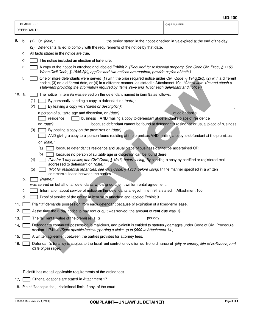 unlawful detainer actio