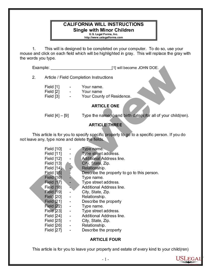 california-legal-last-will-and-testament-form-for-a-single-person-with