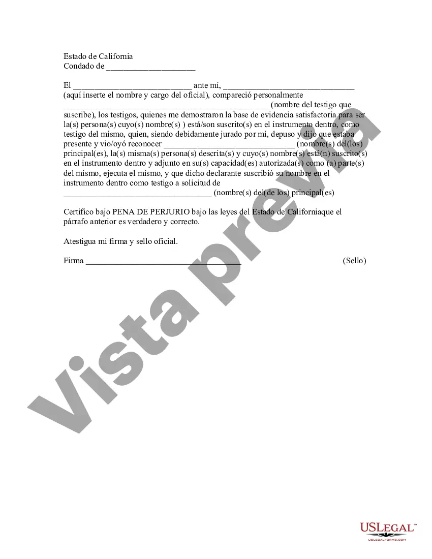 Preview Codicilo al formulario de testamento para enmendar su testamento - Cambios o enmiendas de testamento