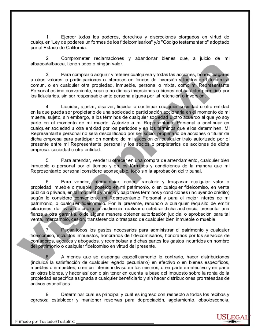 Preview Paquete de Voluntades Mutuas con Últimas Voluntades y Testamentos para Pareja Casada con Hijos Adultos