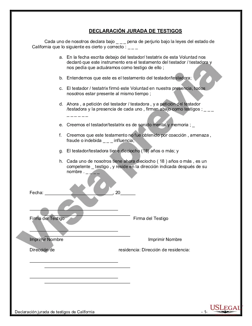 Preview Último testamento legal y formulario de testamento con todos los bienes en fideicomiso llamado testamento invertido