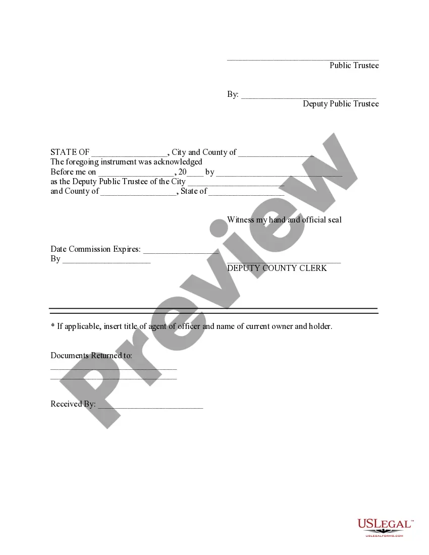 Get Request for Release of Deed of Trust and Release Without Production of Evidence of Debt Preview Request for Release of Deed of Trust and Release Without Production of Evidence of Debt