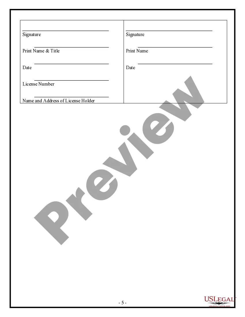 Preview Foundation Contract for Contractor