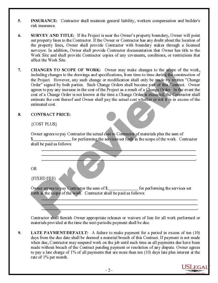 Preview Sheetrock Drywall Contract for Contractor