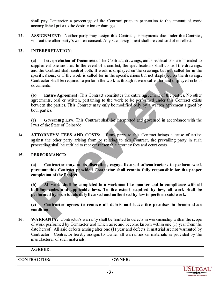 Preview Construction Contract Cost Plus or Fixed Fee