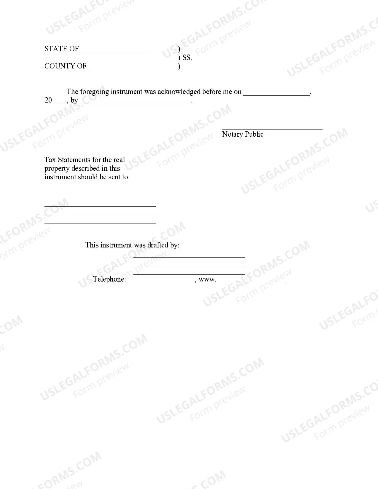 Preview Grant of Easement