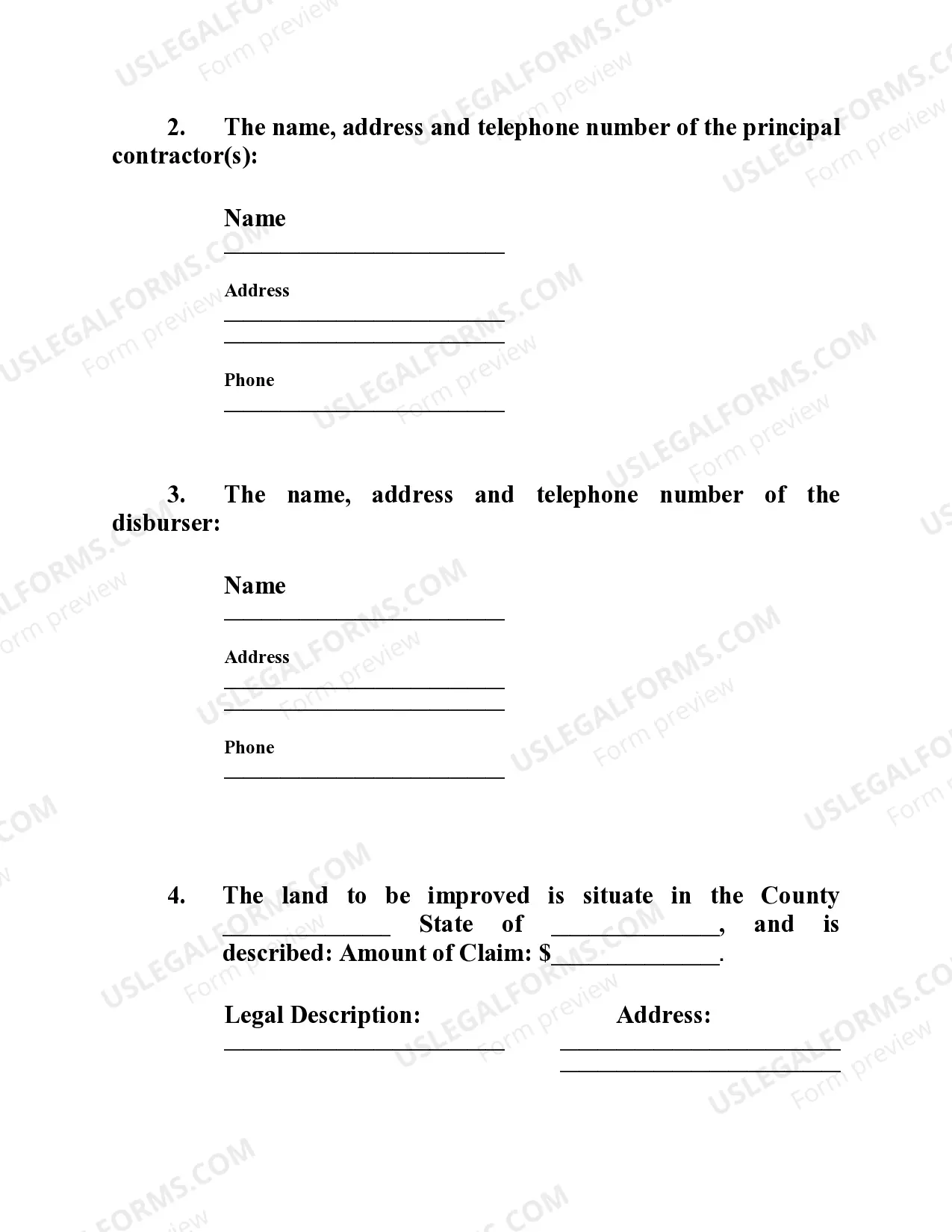 Preview Notice of Disburser