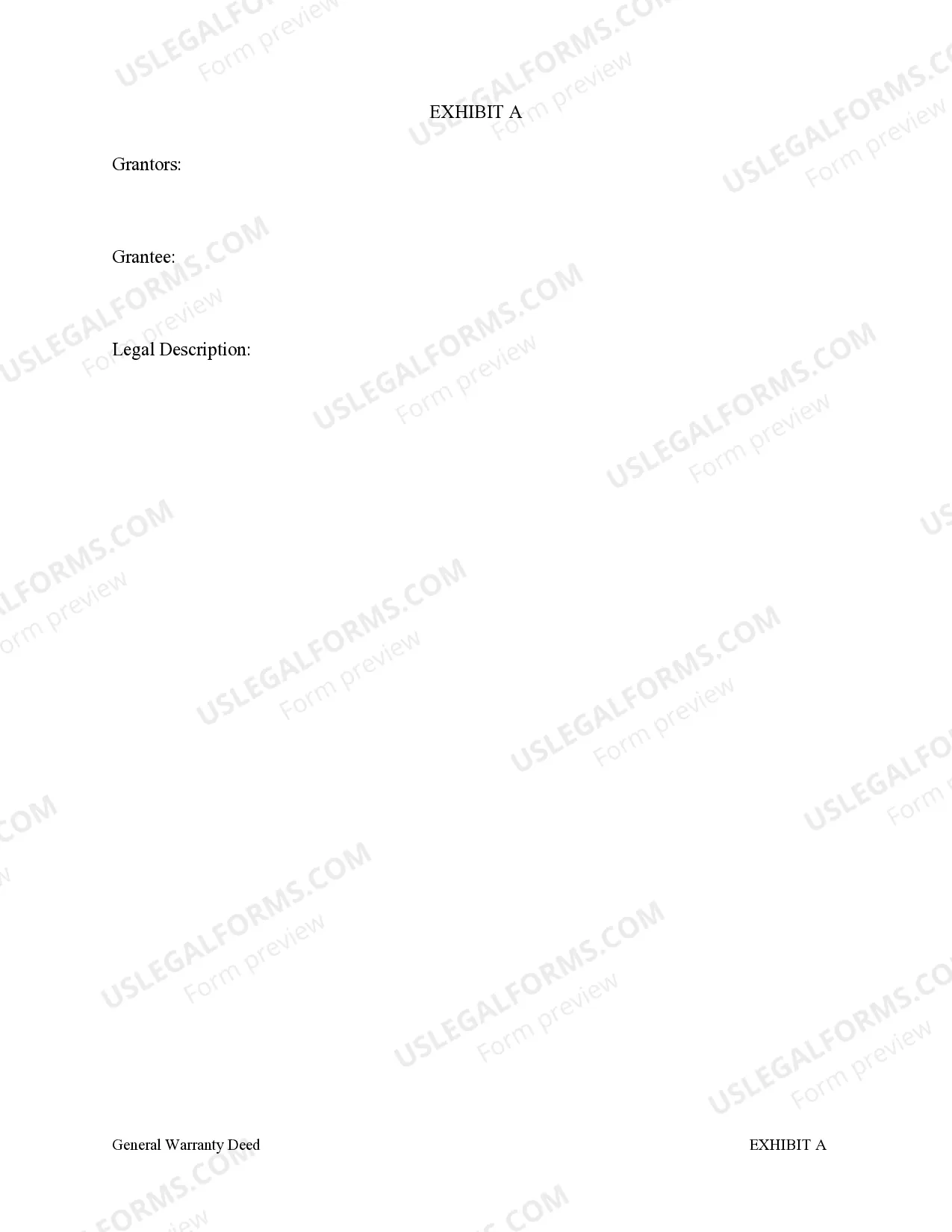 Preview General Warranty Deed from Husband and Wife to Husband and Wife and an Individual