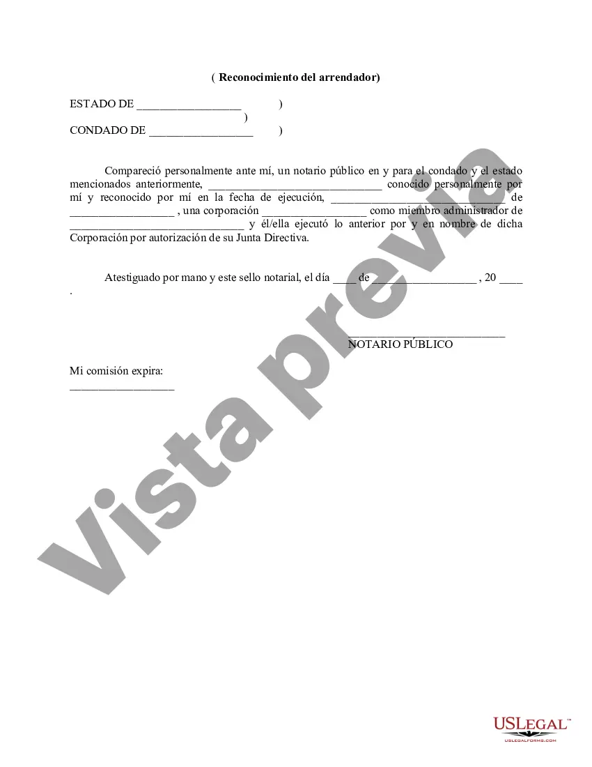 Preview Memorándum de Arrendamiento - Centro Comercial