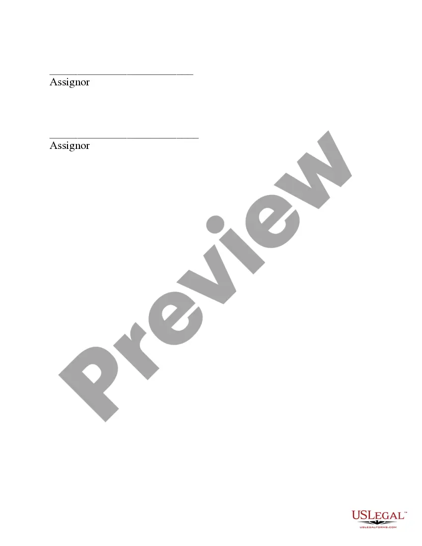 Preview Assignment of Judgment