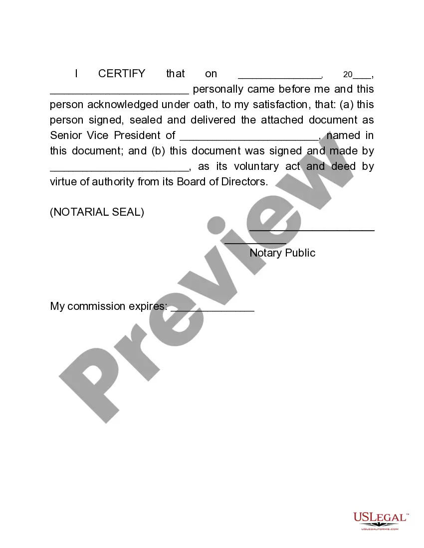 Preview Assignment of Note and Liens