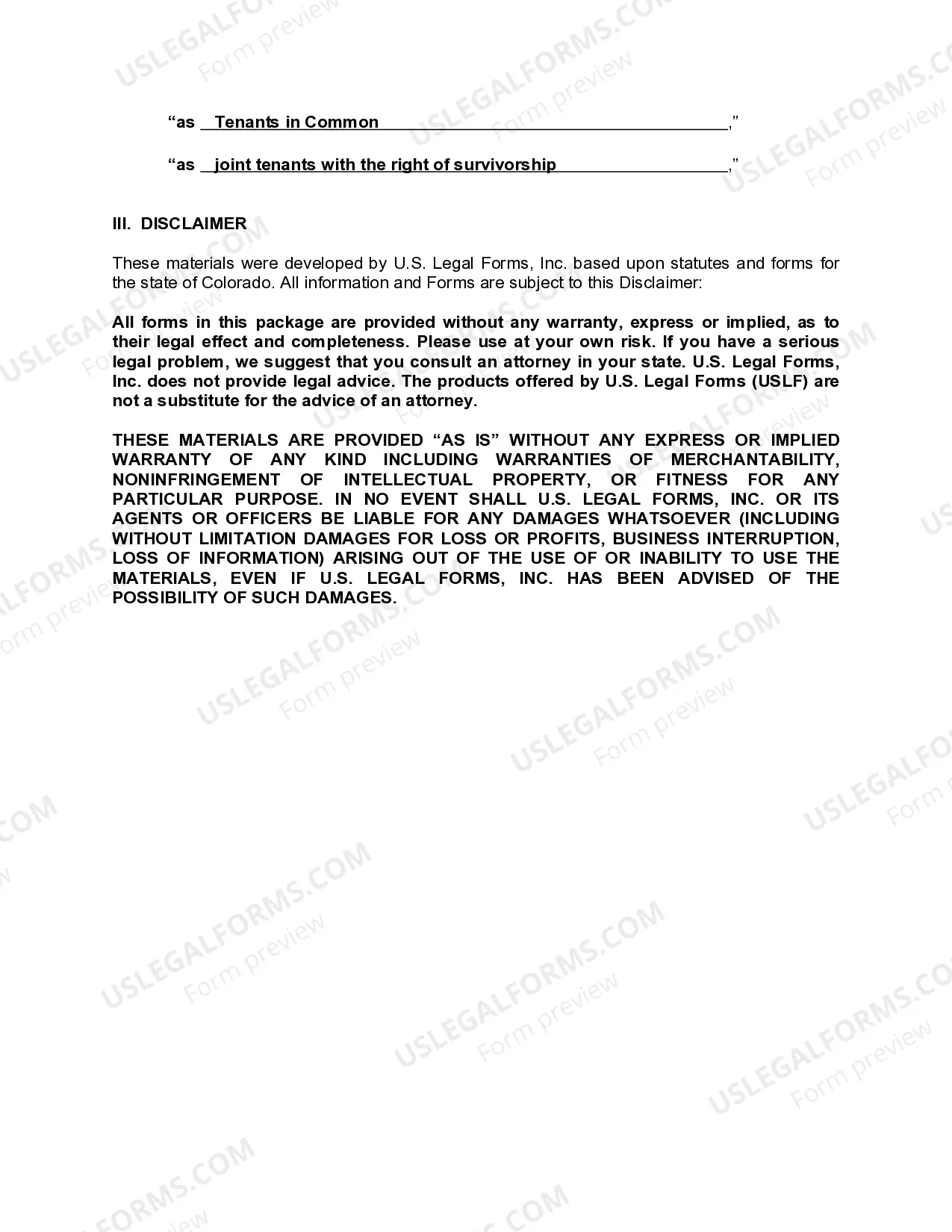 Preview Special Warranty Deed from a Trust (Two Co-Trustees) to Husband and Wife / Two Individuals